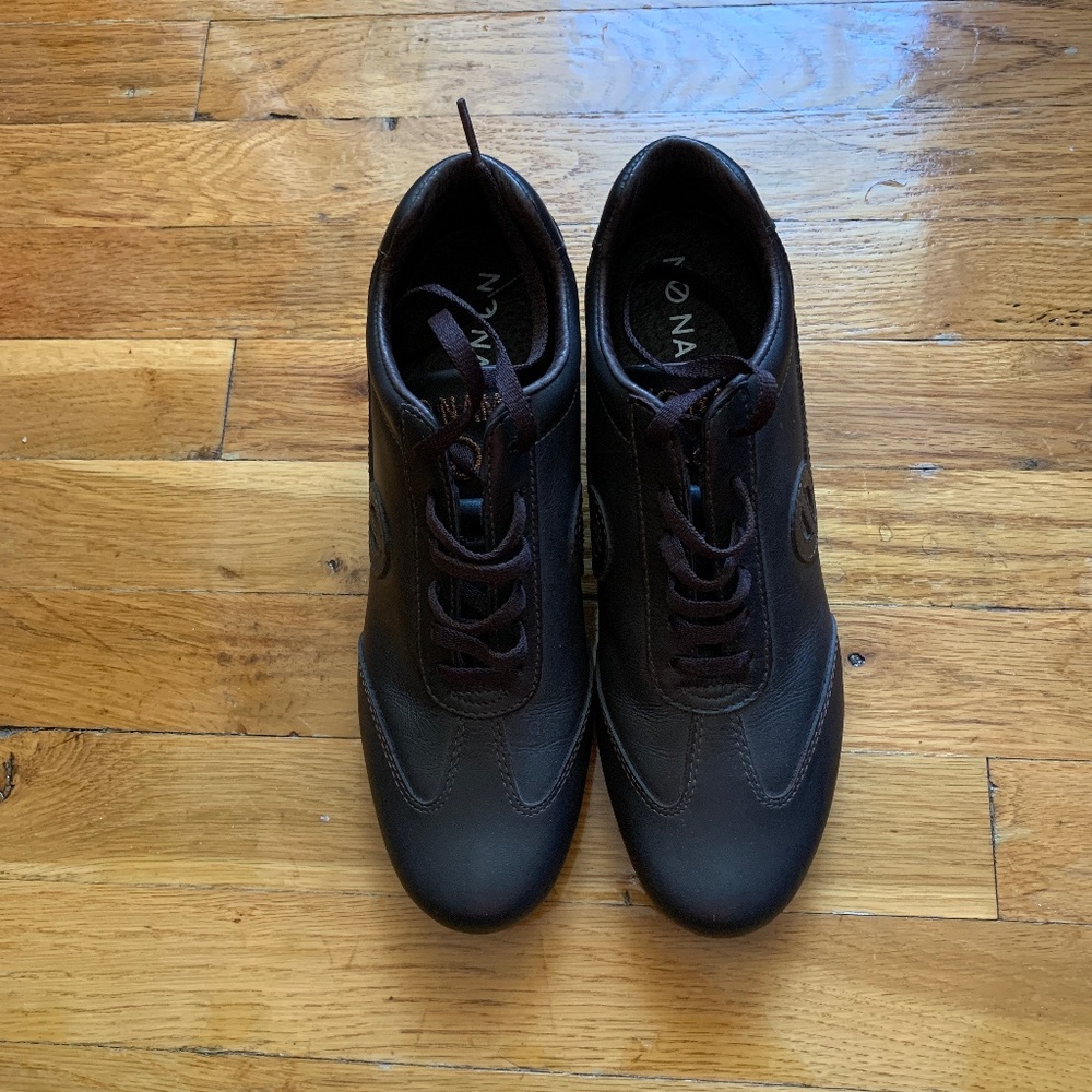 Brown Italian Sneakers Size 8 NEW